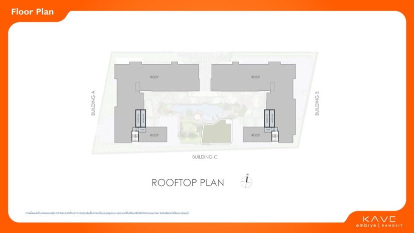 เคฟ เอมบริโอ รังสิต Kave Embryo Rangsit Rooftop Plan 