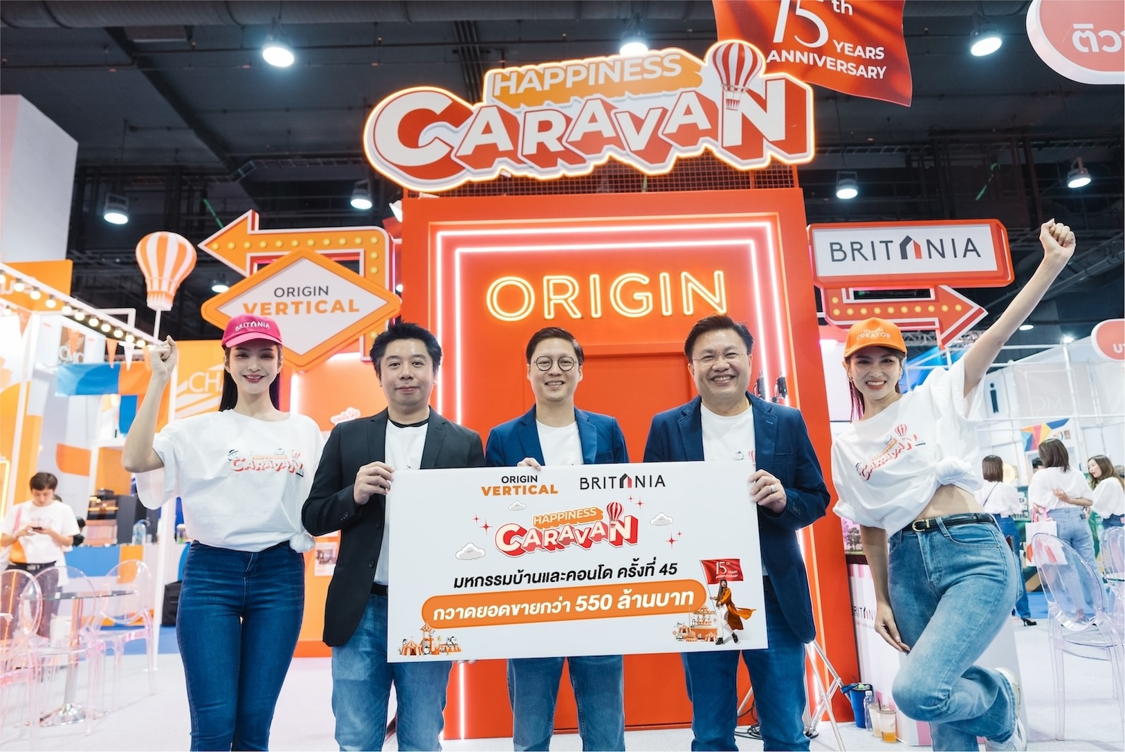 “ออริจิ้น” กวาดยอดขายงานมหกรรมบ้านและคอนโดครั้งที่ 45 ได้ กว่า 550 ล้าน