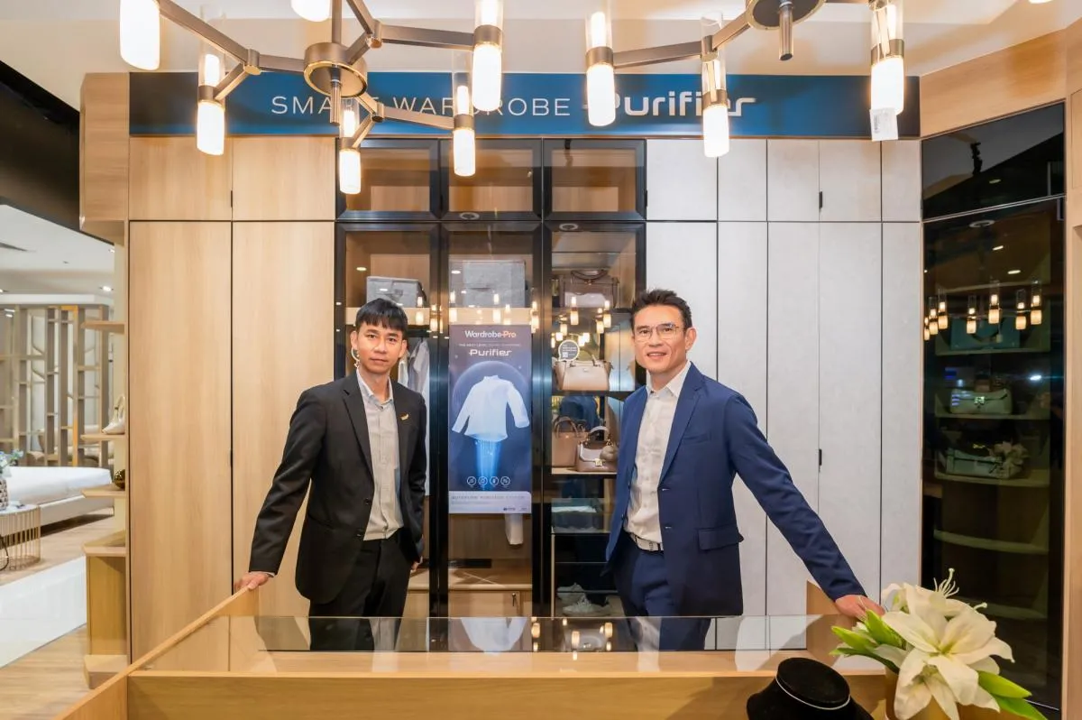 SB DESIGN SQUARE จับมือ MTEC สวทช  นวัตกรรม ตู้เสื้อผ้าฟอกอากาศครั้งแรกในไทย