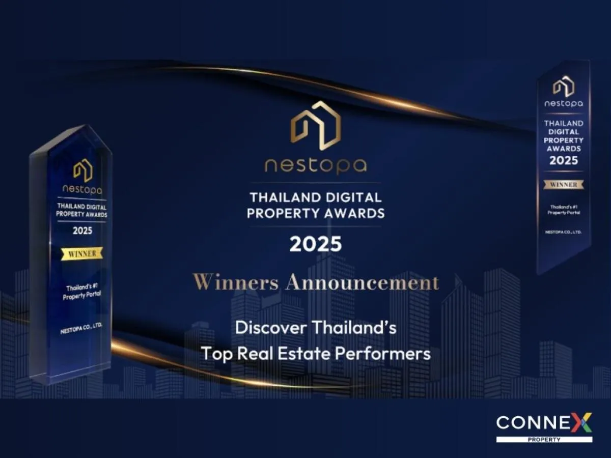 Connex Property คว้ารางวัลระดับประเทศ จากเวที Nestopa Thailand Digital Property Awards 2025