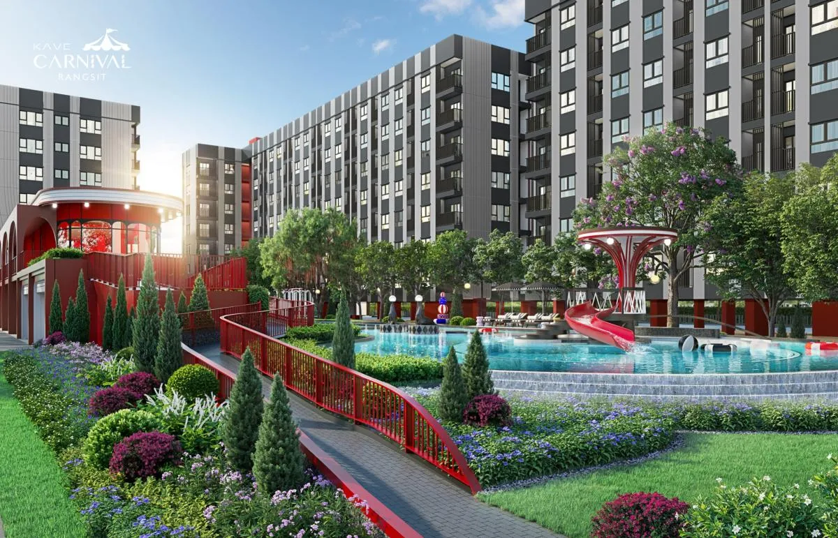 Kave Carnival รังสิต คอนโดใหม่ ใกล้ ม.รังสิต เริ่ม 1.2 ลบ.