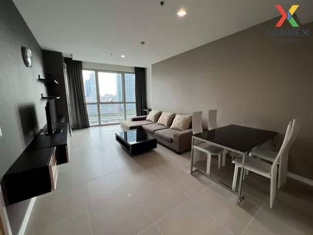 FOR RENT condo , The River , high floor , BTS-Saphan Taksin , Khl 3