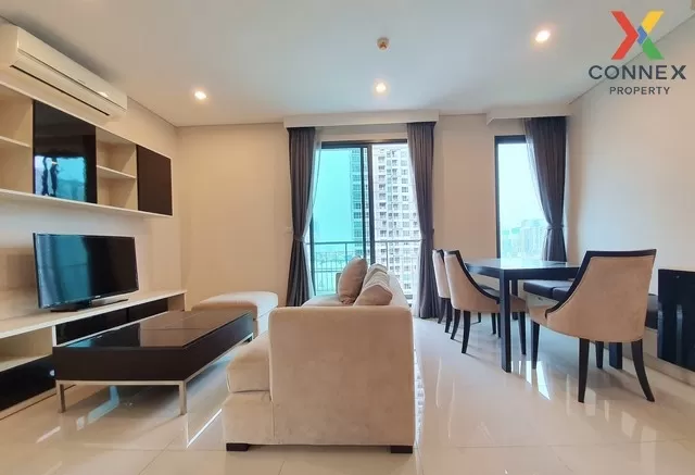 FOR RENT condo , Villa Asoke , high floor , MRT-Phetchaburi , Mak 1