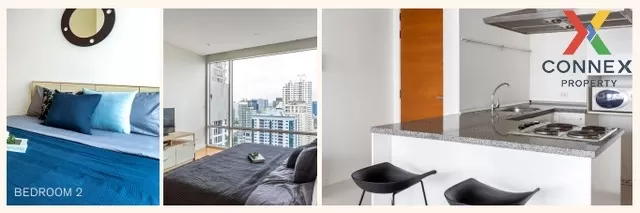 FOR RENT condo , Fullerton Sukhumvit , high floor , BTS-Ekkamai ,