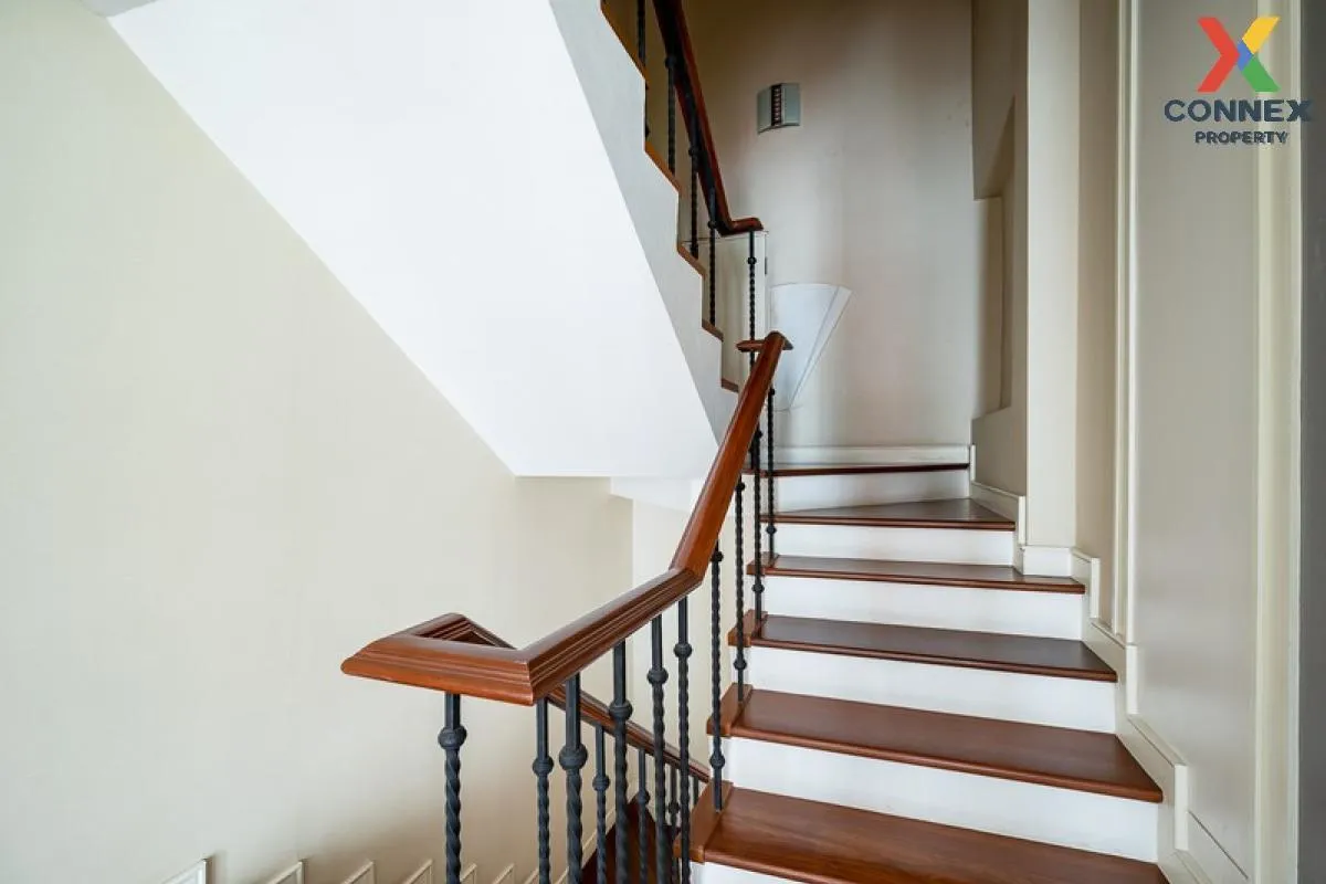 FOR RENT townhome , Baan Klang Krung Thonglor , high floor , BTS-