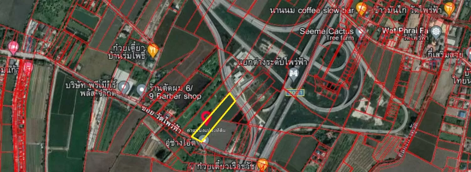 FOR SALE land , wide frontage , Bang Duea , Mueang Pathum Thani ,