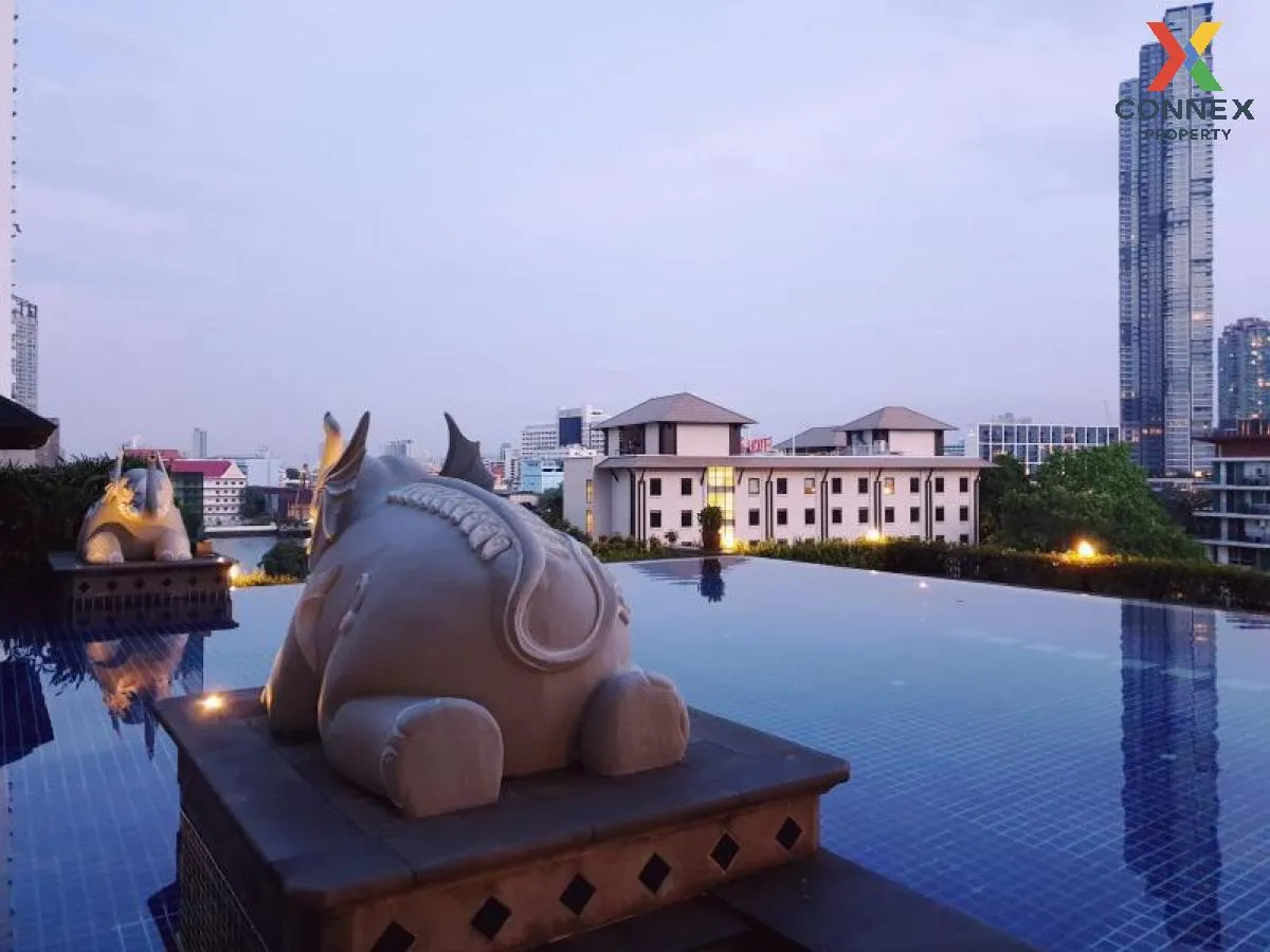 FOR RENT condo , Baan Sathorn Chaopraya , Duplex , wide frontage 