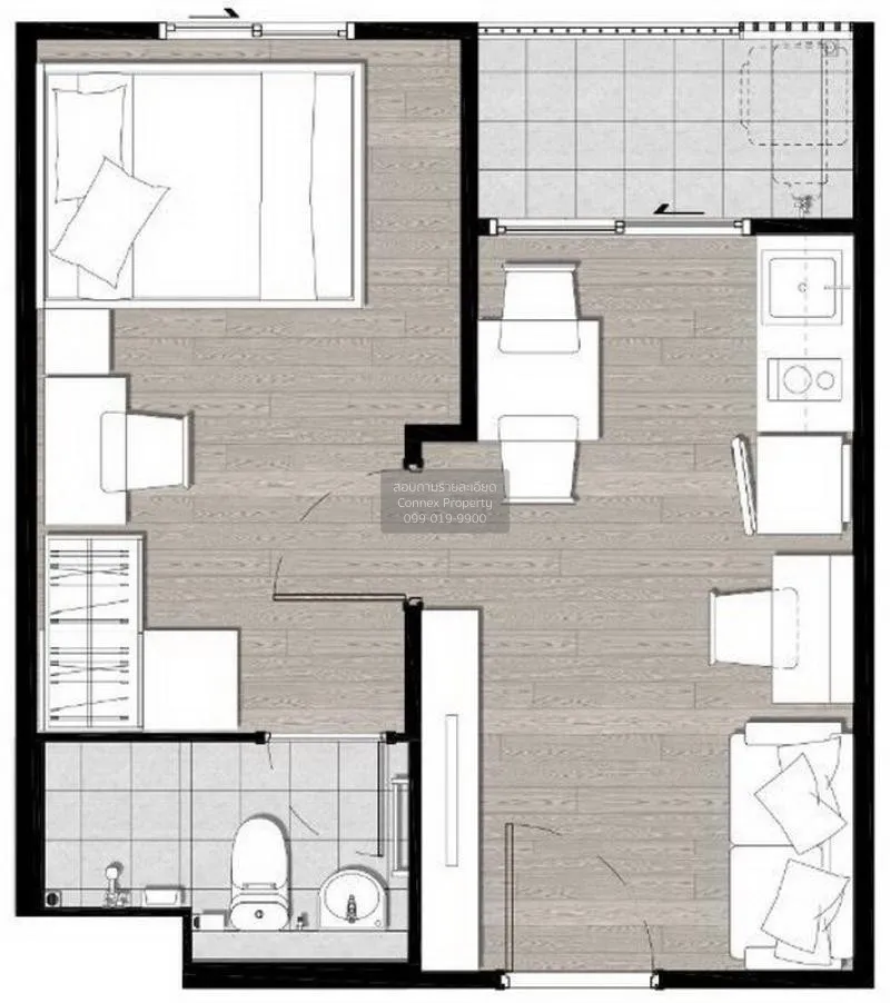 FOR RENT condo , The Tree Onnut Station , Duplex , wide frontage 