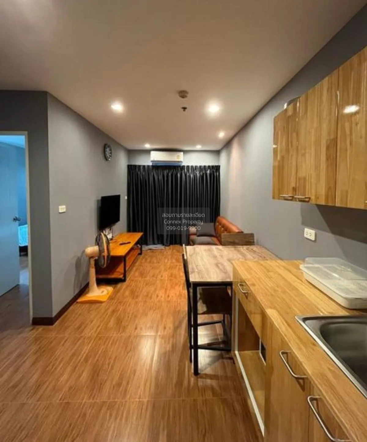 FOR RENT condo , Casa Condo Asoke-Dindaeng , Duplex , wide fronta