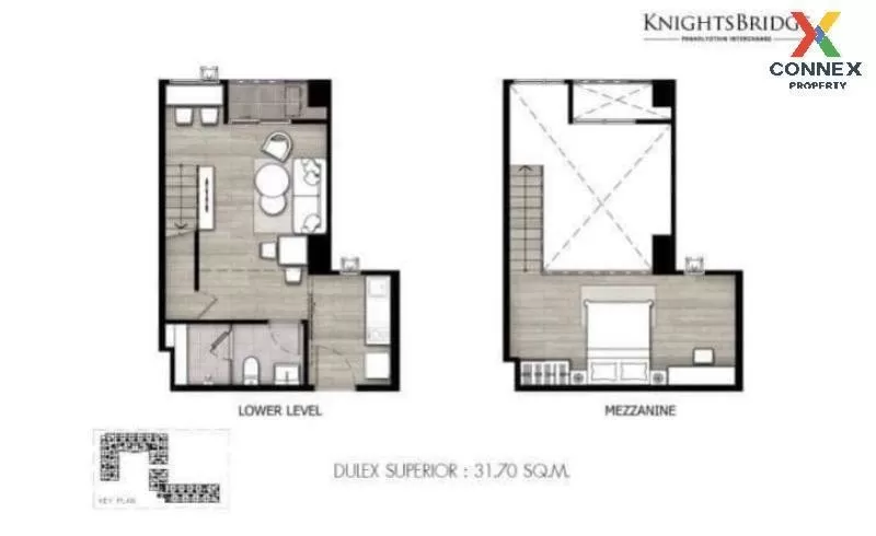 FOR RENT condo , Knightsbridge Phaholyothin Interchange , Duplex  2