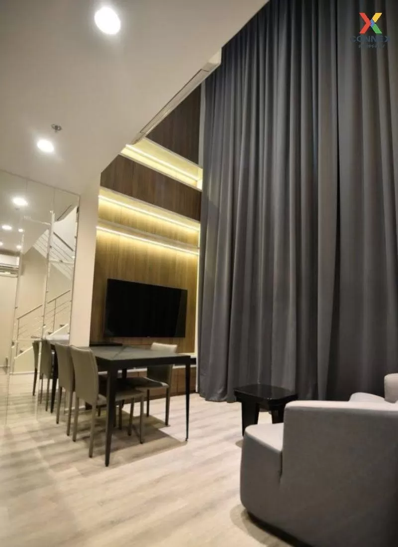 FOR RENT condo , Ideo Mobi Asoke , Duplex , wide frontage , MRT-P