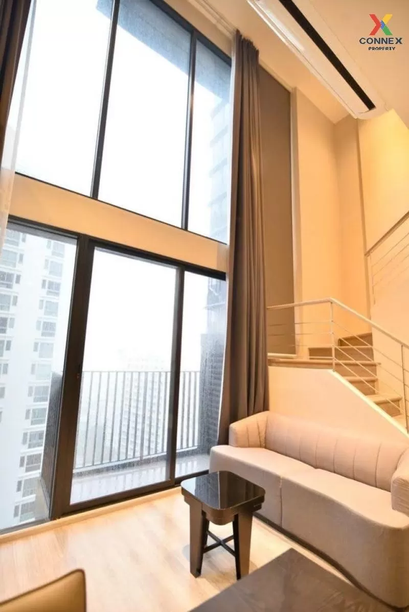 FOR RENT condo , Ideo Mobi Asoke , Duplex , wide frontage , MRT-P