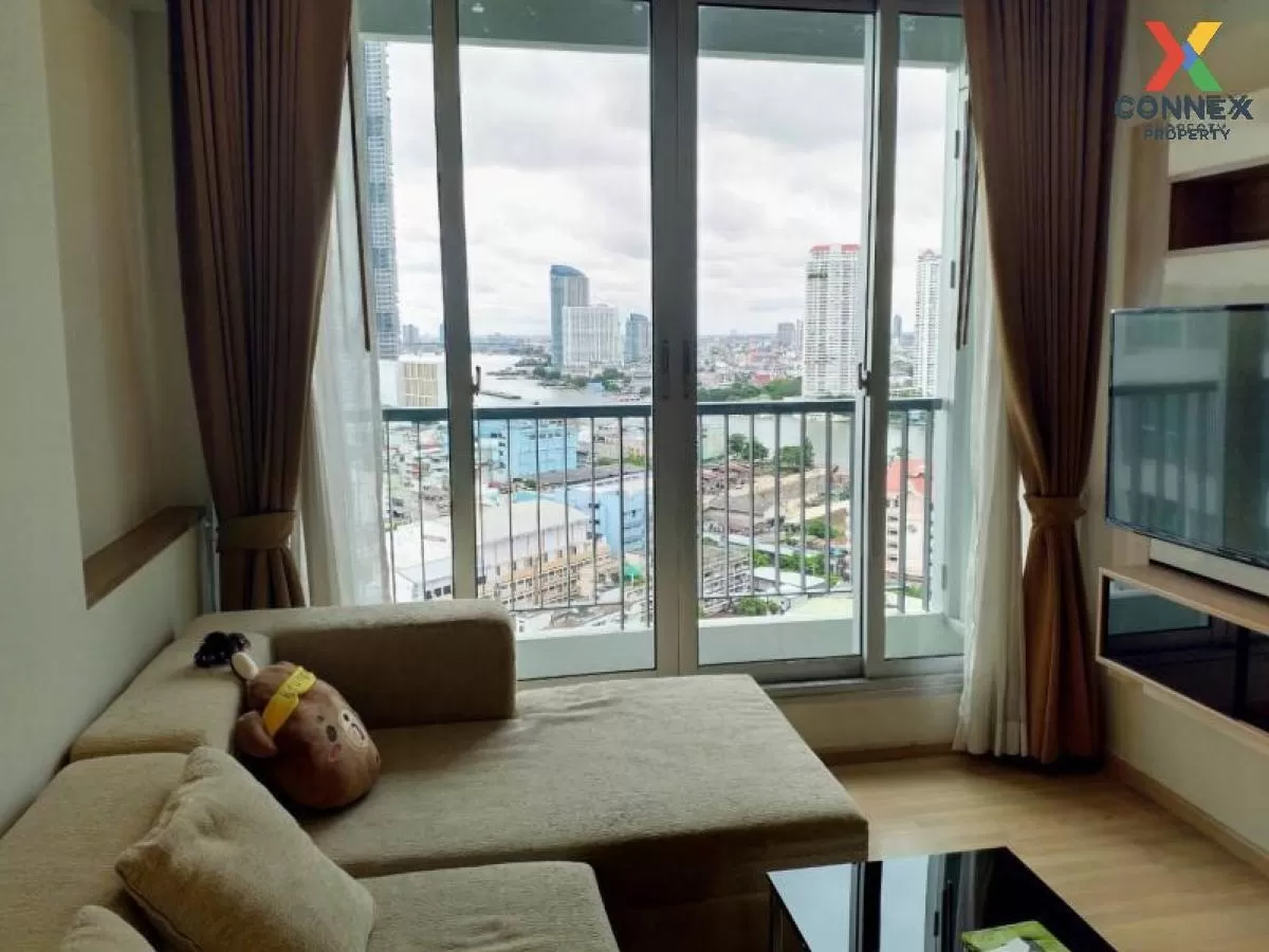 FOR RENT condo , Rhythm Sathorn , river view , BTS-Saphan Taksin  1