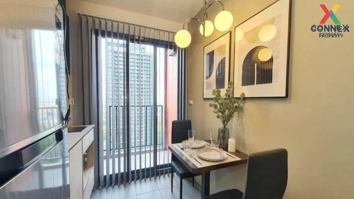 FOR RENT condo , The Base Garden Rama 9 , high floor , ARL-Ramkha 4