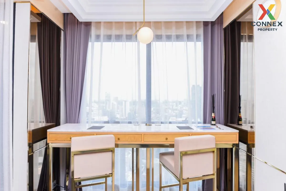 เช่าคอนโด  แอชตัน จุฬา-สีลม วิวสวย ชั้นสูง MRT-สามย่าน สี่พระยา เ