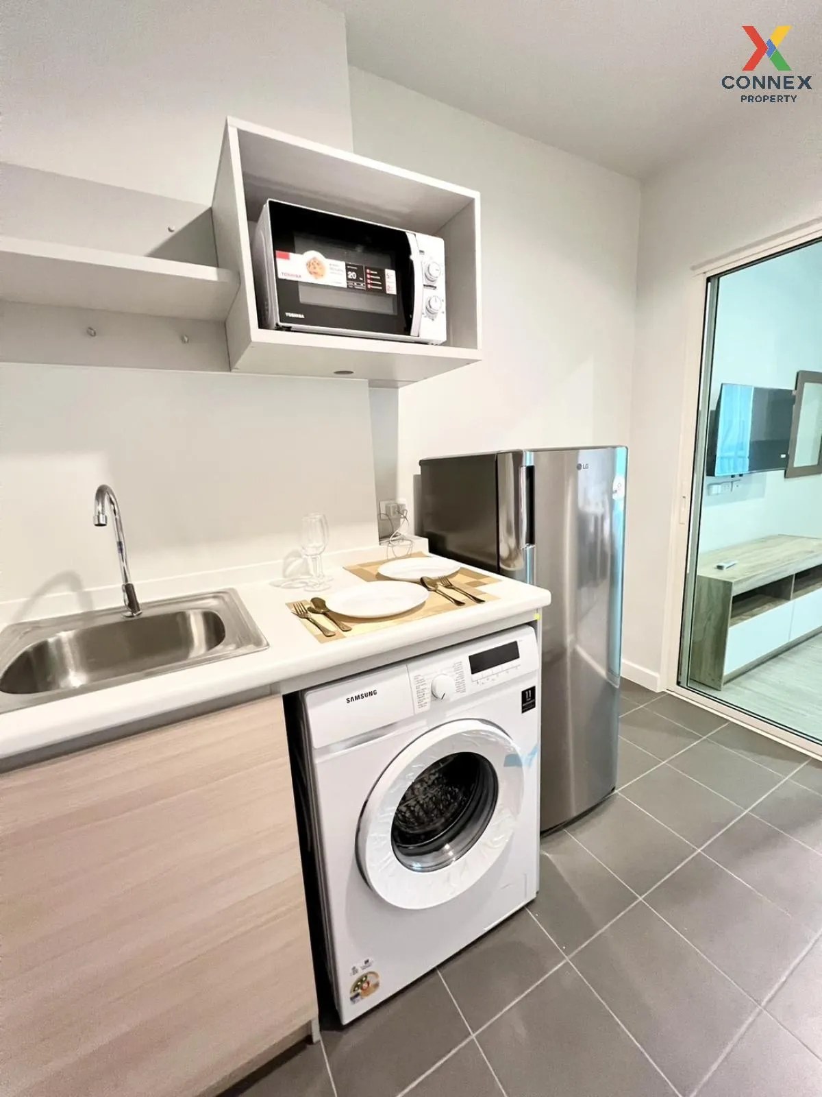 เช่าคอนโด  เมโทร สกาย วุฒากาศ BTS-วุฒากาศ ตลาดพลู เขต ธนบุรี กรุง 4