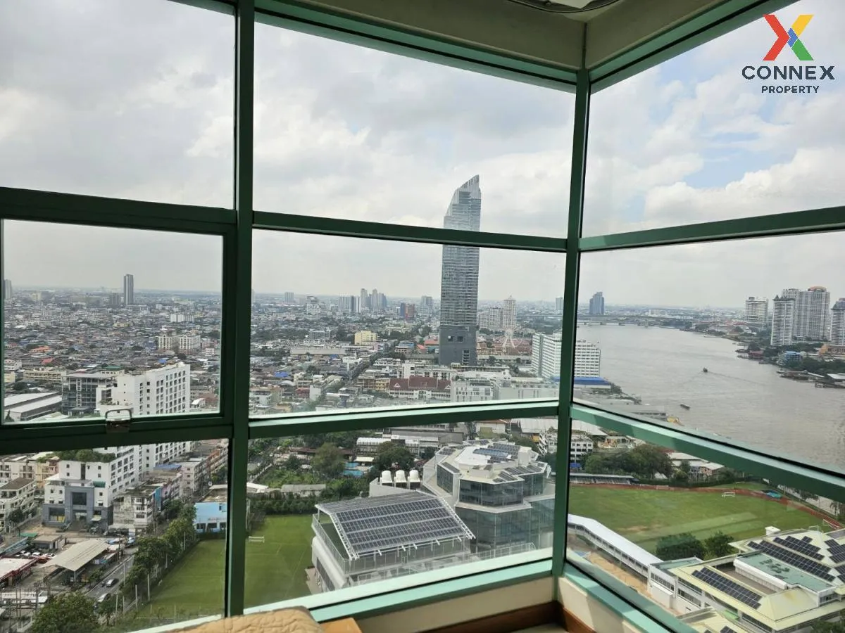 ขายคอนโด  ชาเทรียม ริเวอร์ไซด์ เรสซิเด้นท์ ชั้นสูง วิวแม่น้ำ วัดพ