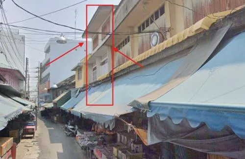 ขายตึกแถว3ชั้น ตรงข้ามหน้าตลาดสดท่าม่วง ฝั่งซอยเทศบาล 16  ต.ท่าม่วง อ.ท่าม่วง จ.กาญจนบุรี ท่าม่วง ท่าม่วง กาญจนบุรี CX-104665