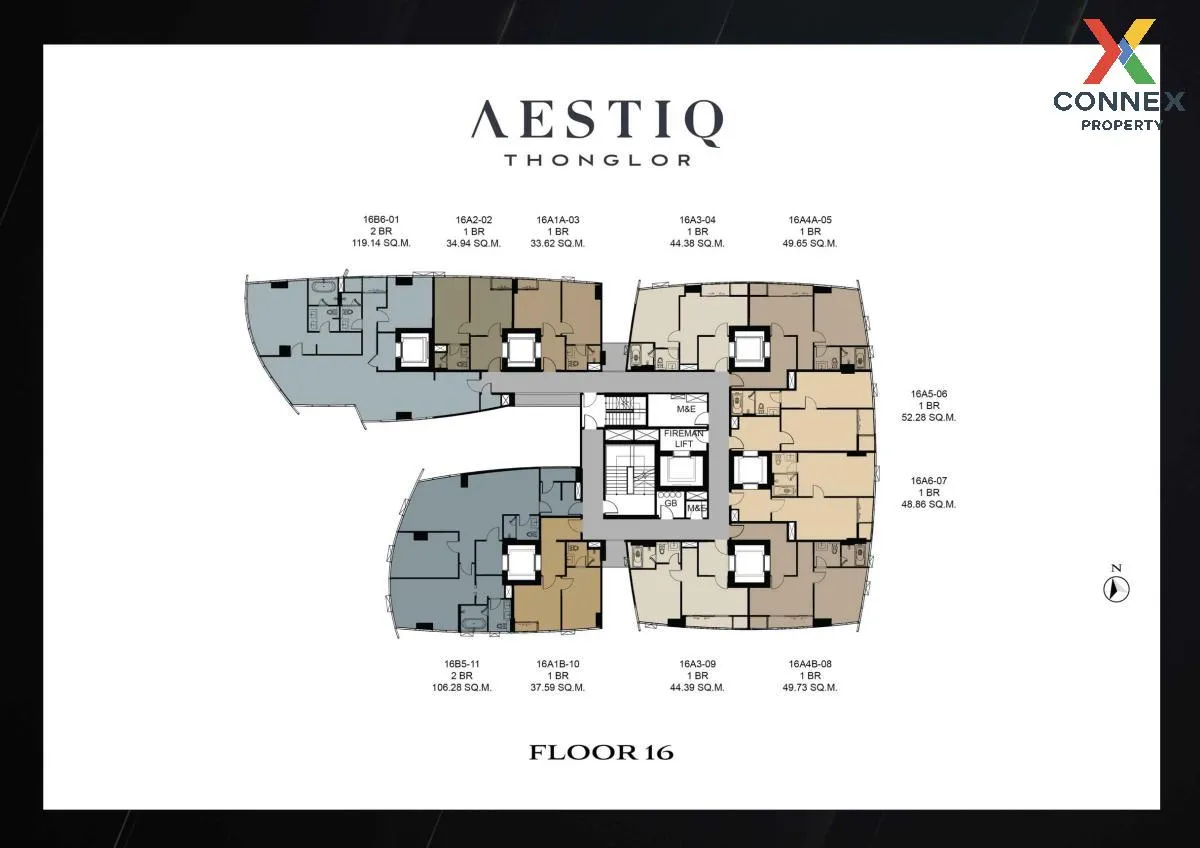 For Sale Condo , AESTIQ Thonglor , Penthouse , nice view , wide f