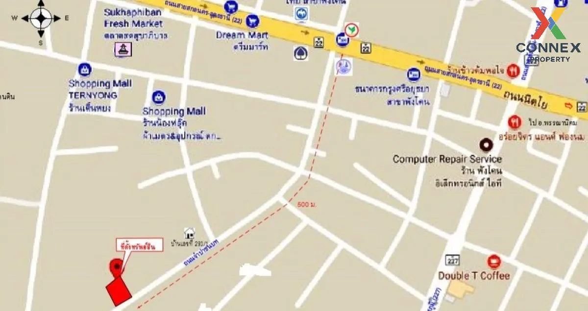 ขายโกดัง สกลนคร หน้ากว้าง พังโคน พังโคน สกลนคร CX-107826 ขายโกดัง สกลนคร หน้ากว้าง พังโคน พังโคน สกลนคร CX-107826