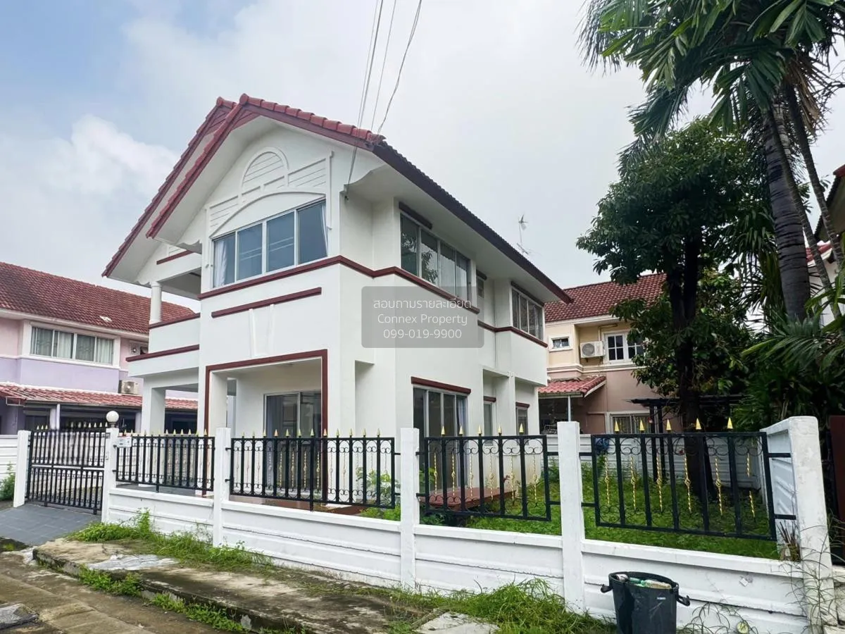 For Sale House , Baan Ngam Charoen 4 , corner unit , wide frontag 2