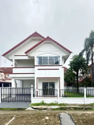 For Sale House , Baan Ngam Charoen 4 , corner unit , wide frontage , newly renovated , Tha Kham , Bang Khun Thian , Bangkok , CX-107964