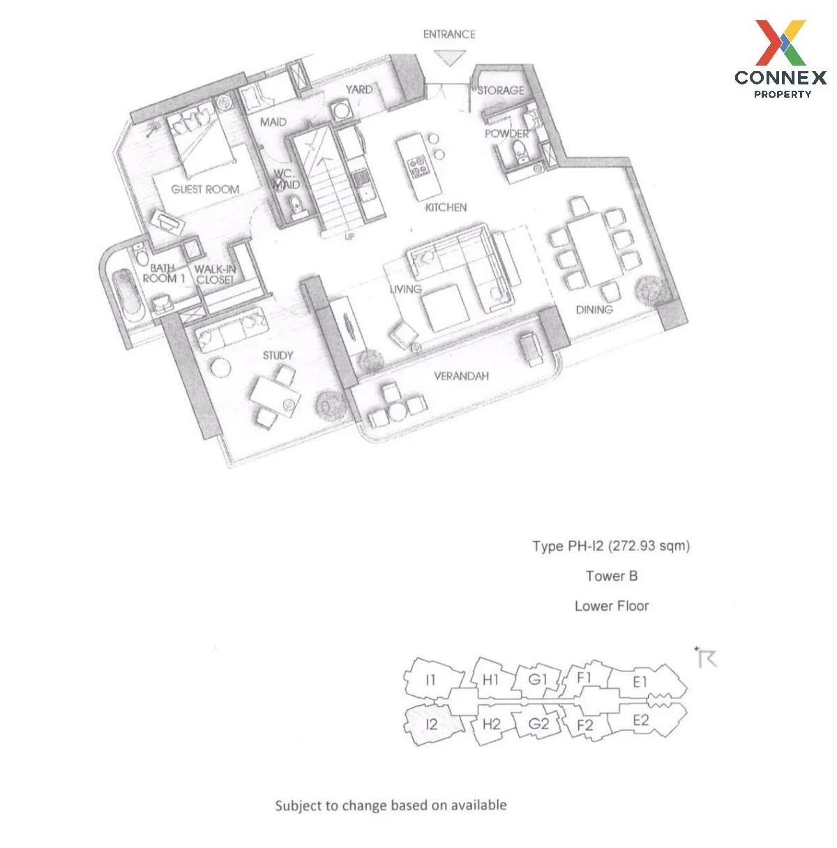 ขายคอนโด  วอร์เตอร์มาร์ค เจ้าพระยา ริเวอร์ ดูเพล็กซ์ เพนท์เฮ้าส์  2