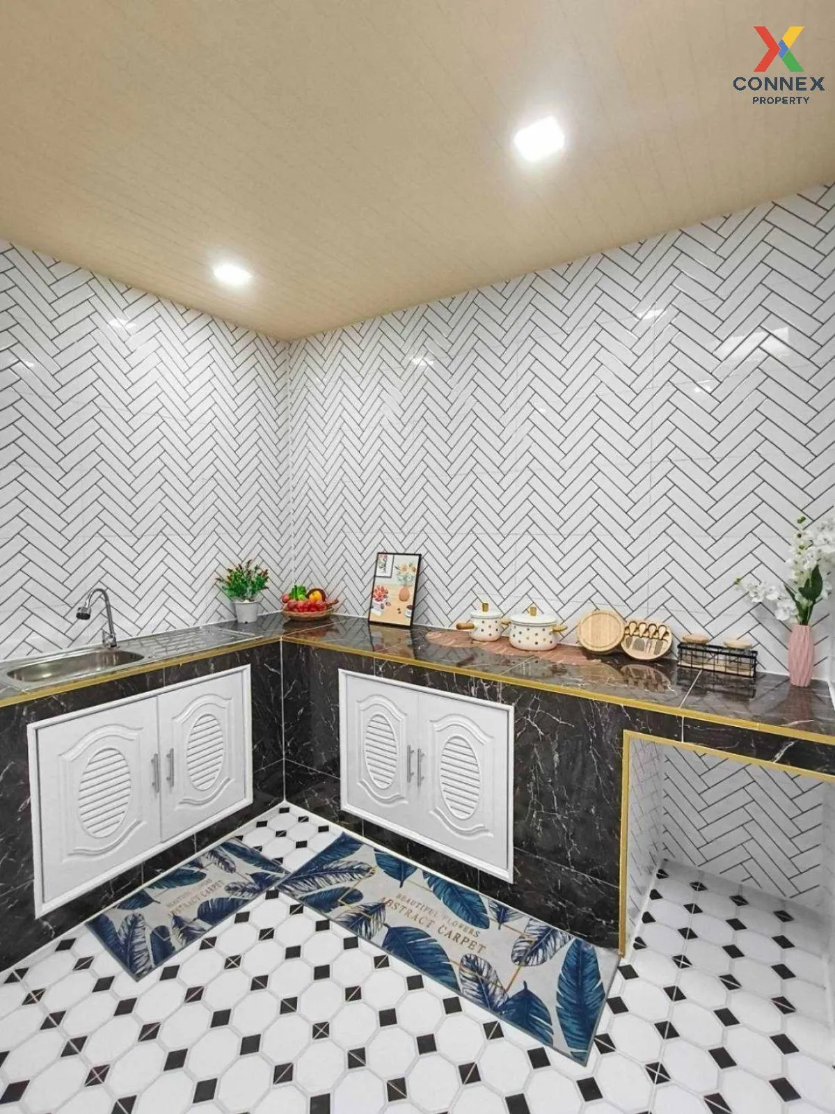 ขายทาวน์เฮ้าส์/ทาวน์โฮม  บ้านเมธา 1 สยามธรณี รีโนเวทใหม่ ท่าแร้ง 