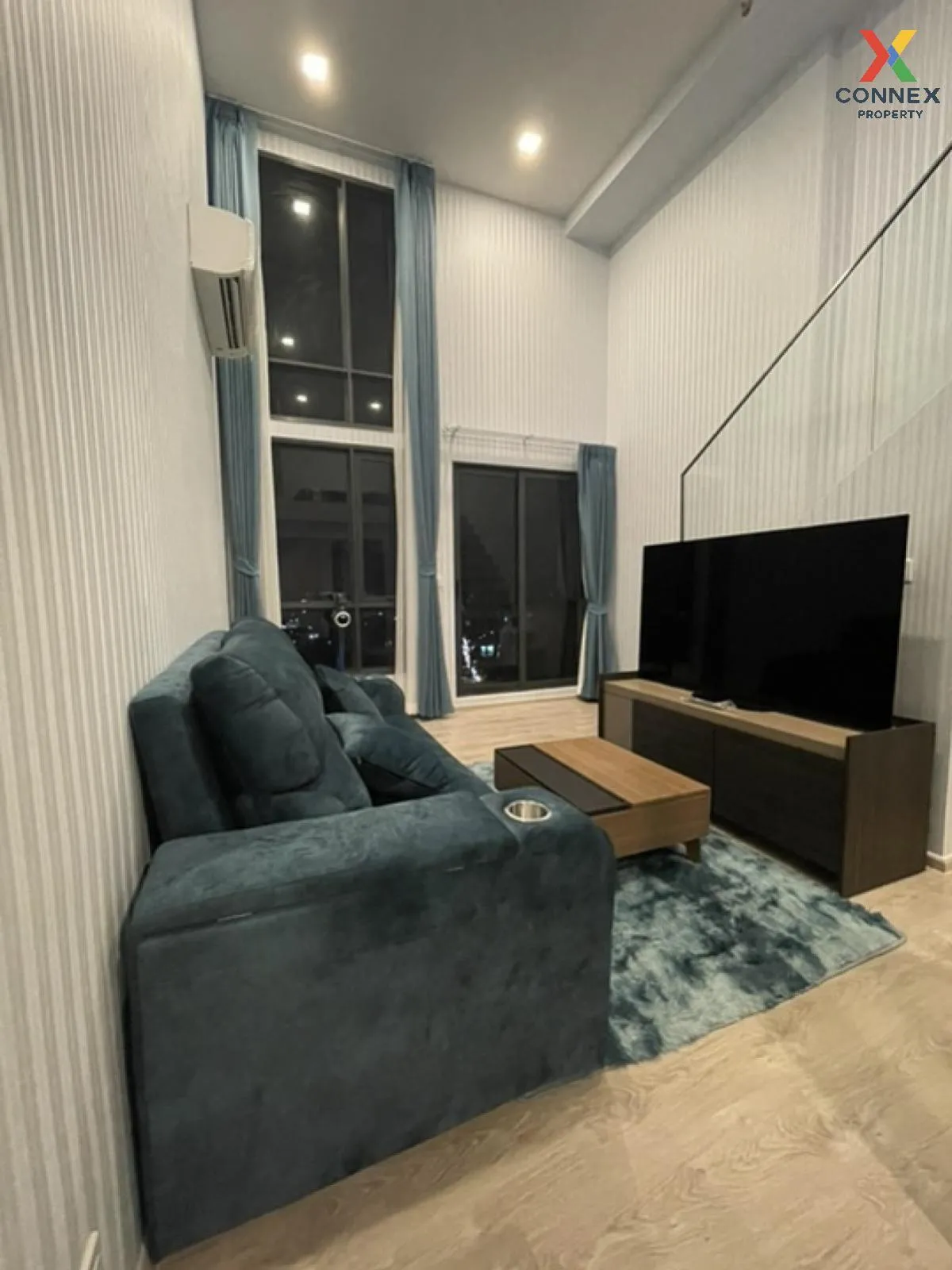 เช่าคอนโด  เดอะ ทรี พัฒนาการ - เอกมัย ดูเพล็กซ์ ARL-รามคำแหง สวนห 1