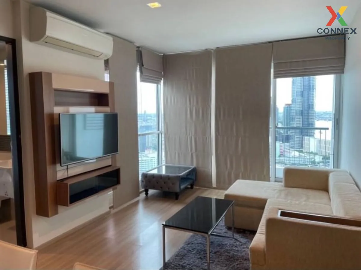 For Rent Condo , Rhythm Sathorn , river view , BTS-Saphan Taksin  1