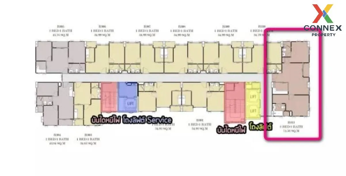 For Sale Condo , Mayfair Place Sukhumvit 50 , wide frontage , new