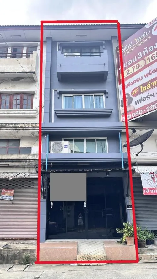 For Sale Commercial Building , Baan Chao Far , wide frontage , newly renovated , Khu Khot , Lam Luk Ka , Pathum Thani , CX-113940