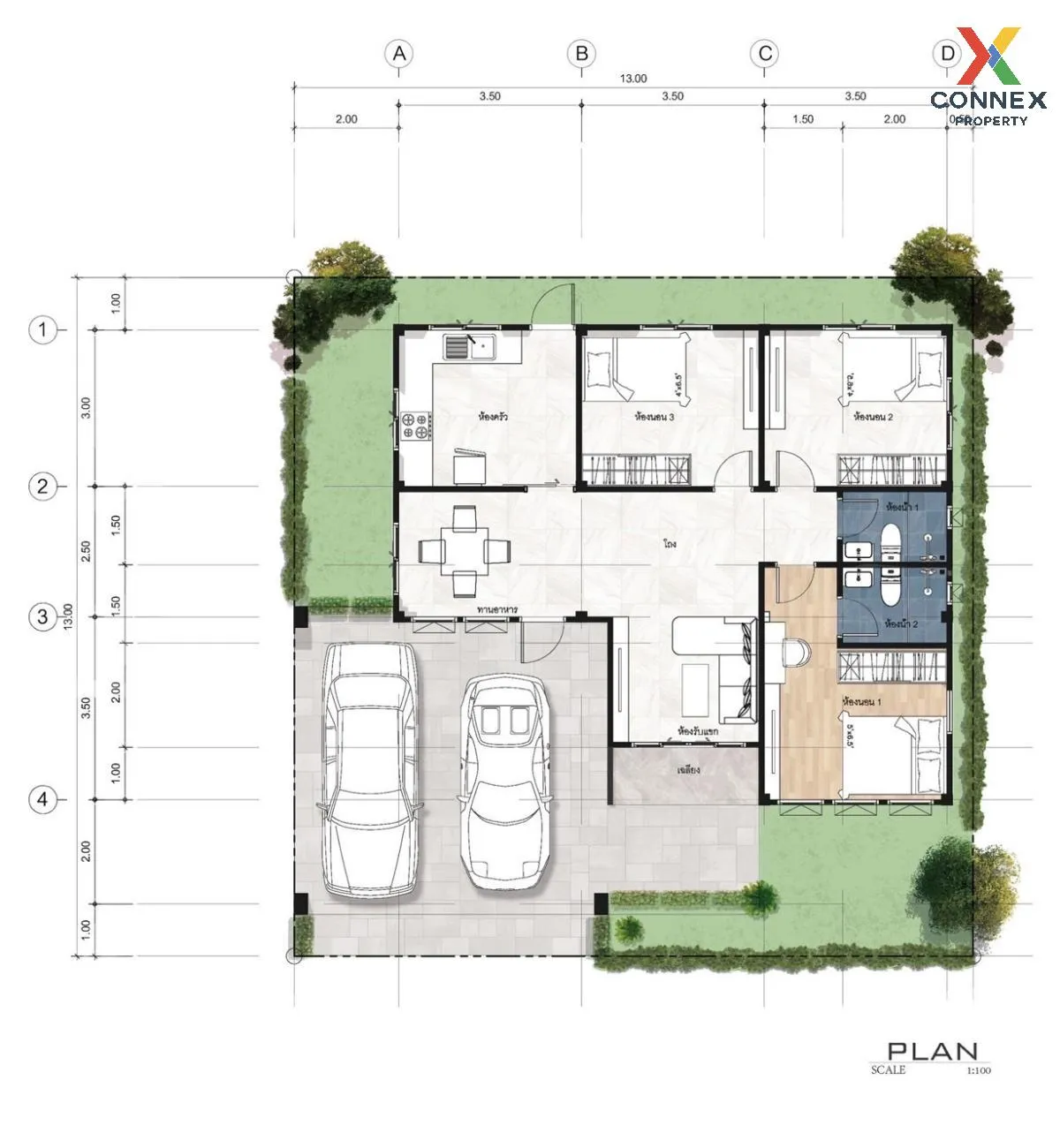 ขายบ้าน  พงษ์ศิริ ไทรน้อย ไทรน้อย นนทบุรี CX-114199