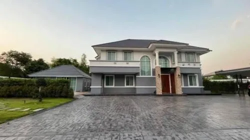 For Sale House , Baan Suan Neramit Watcharapol-Permsin , wide frontage , O Ngoen , Sai Mai , Bangkok , CX-116502