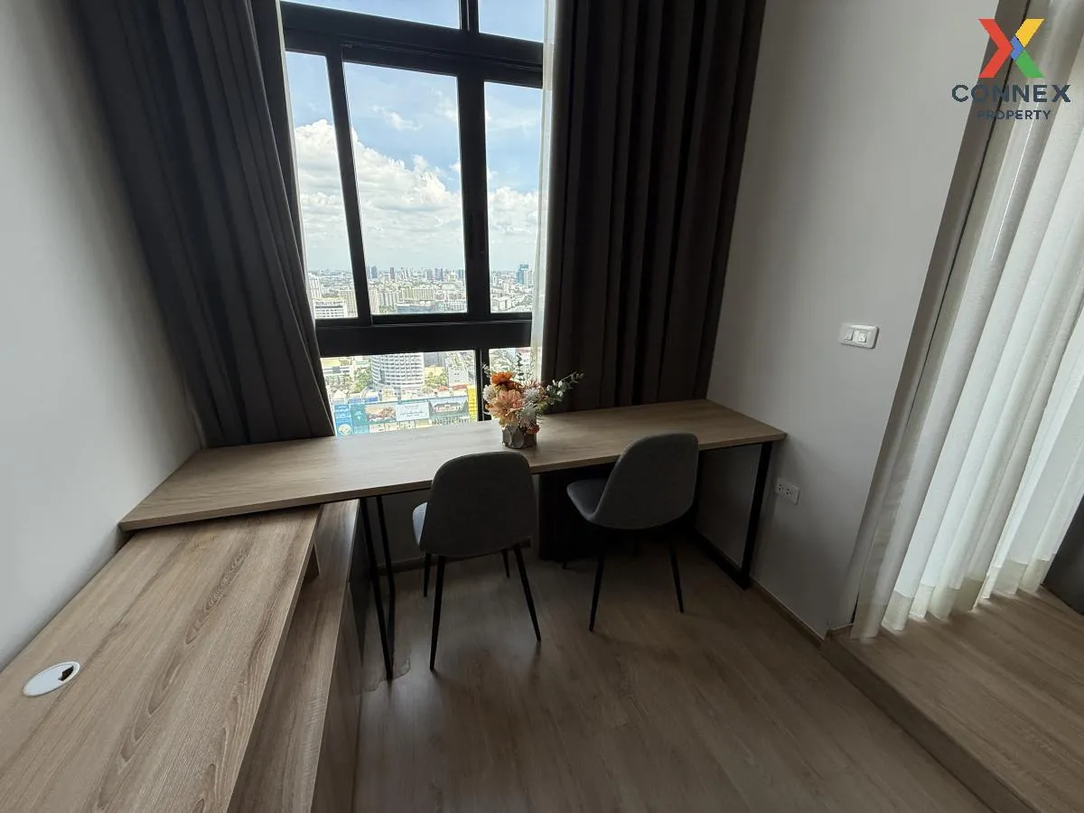 For Rent Condo , Ideo Rama 9-Asoke , nice view , high floor , MRT