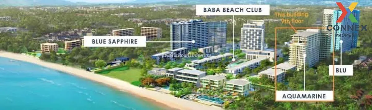 For Sale Condo , Baan Thew Talay Aquamarine , nice view , high fl For Sale Condo , Baan Thew Talay Aquamarine , nice view , high fl