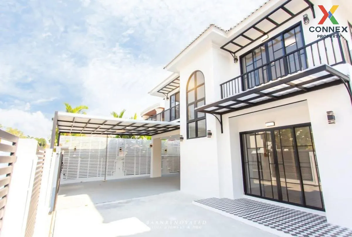 For Sale House , Baan Ratchada 3 , wide frontage , newly renovate