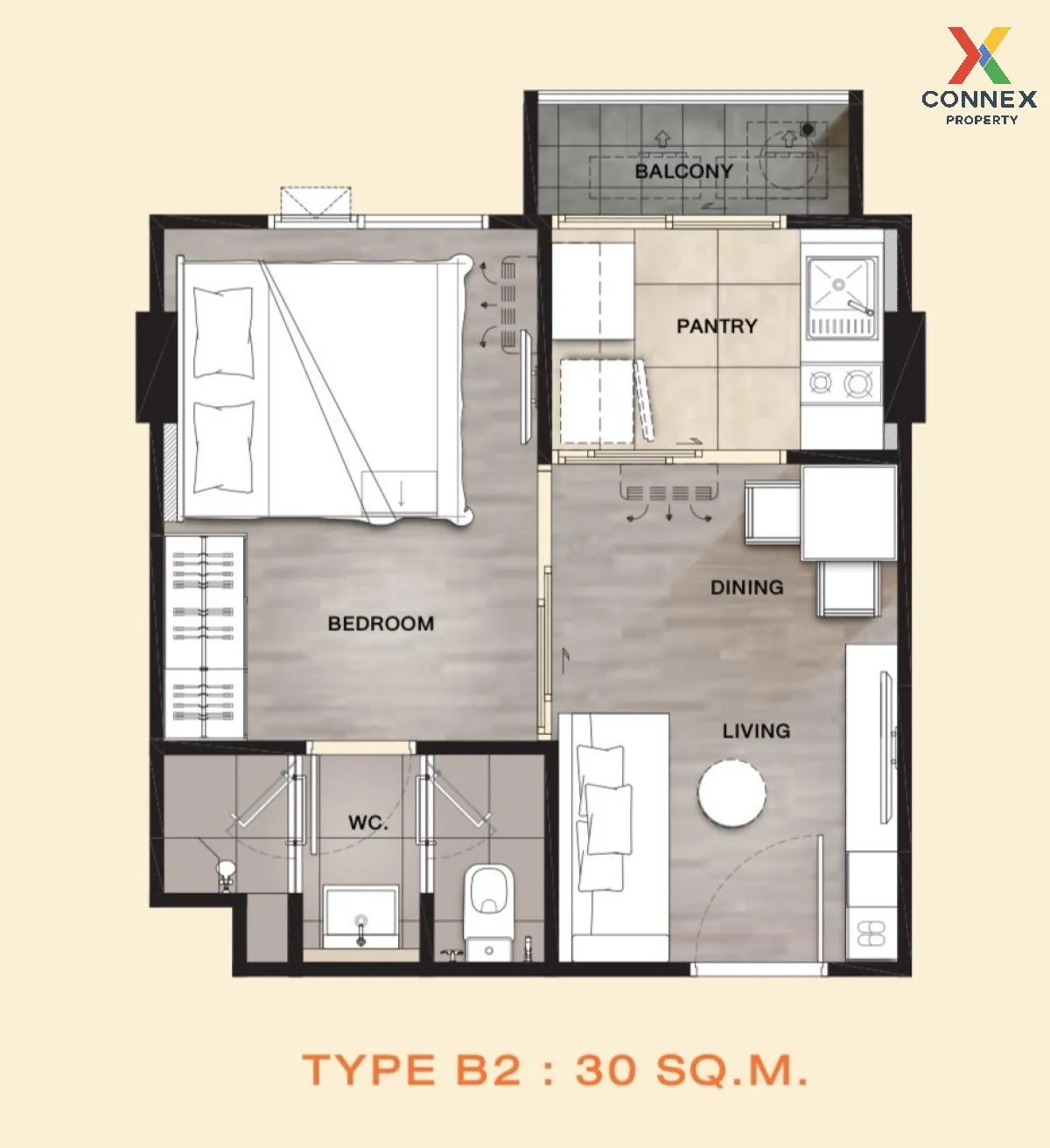 ขายคอนโด  นิช โมโน รามคําแหง หัวหมาก เขต บางกะปิ กรุงเทพ CX-12109 1