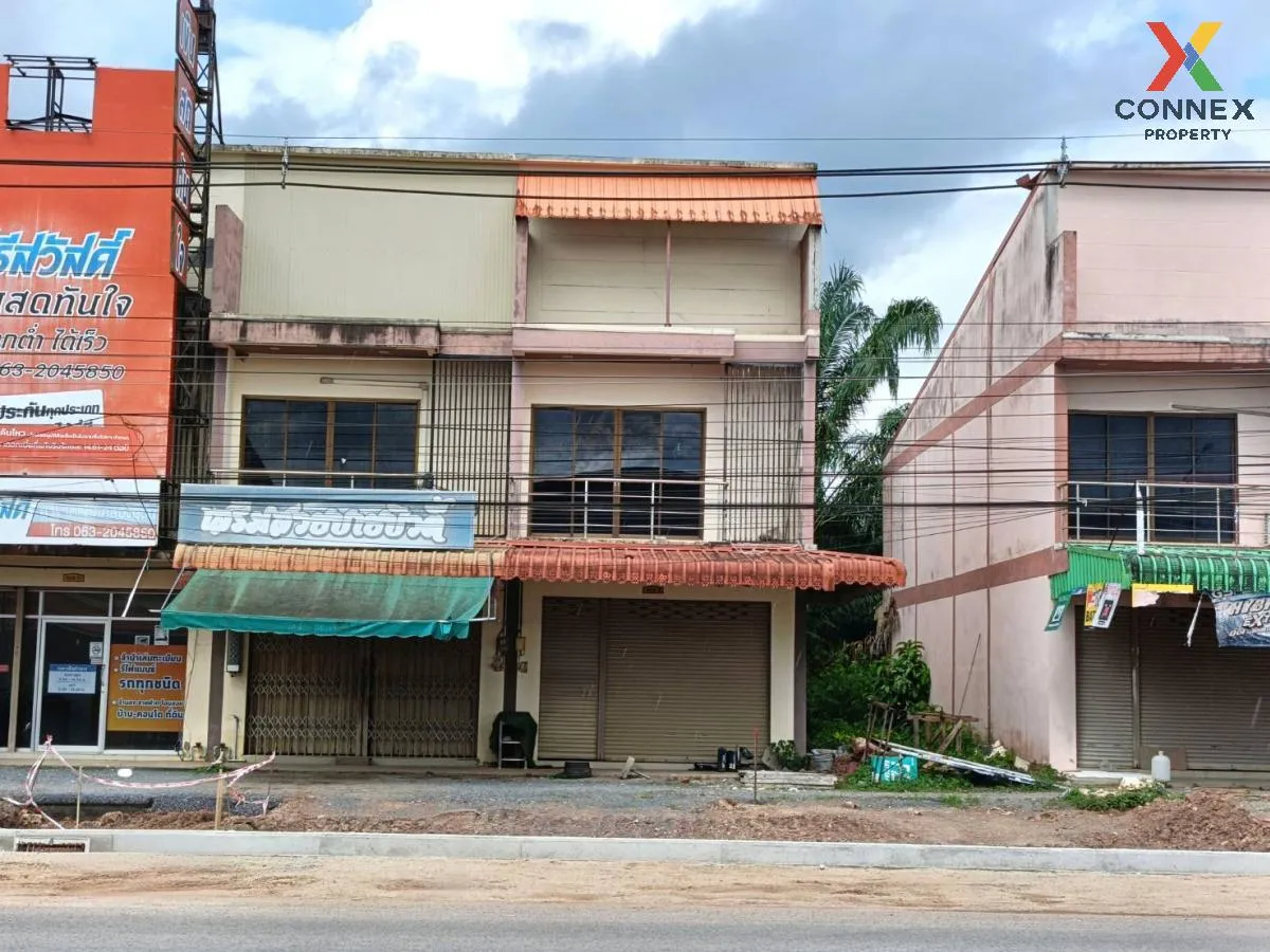 ขายอาคารพาณิชย์ตลาดคลองมวน รัษฎา-ตรัง วิวสวย ห้องมุม หน้ากว้าง หน 1