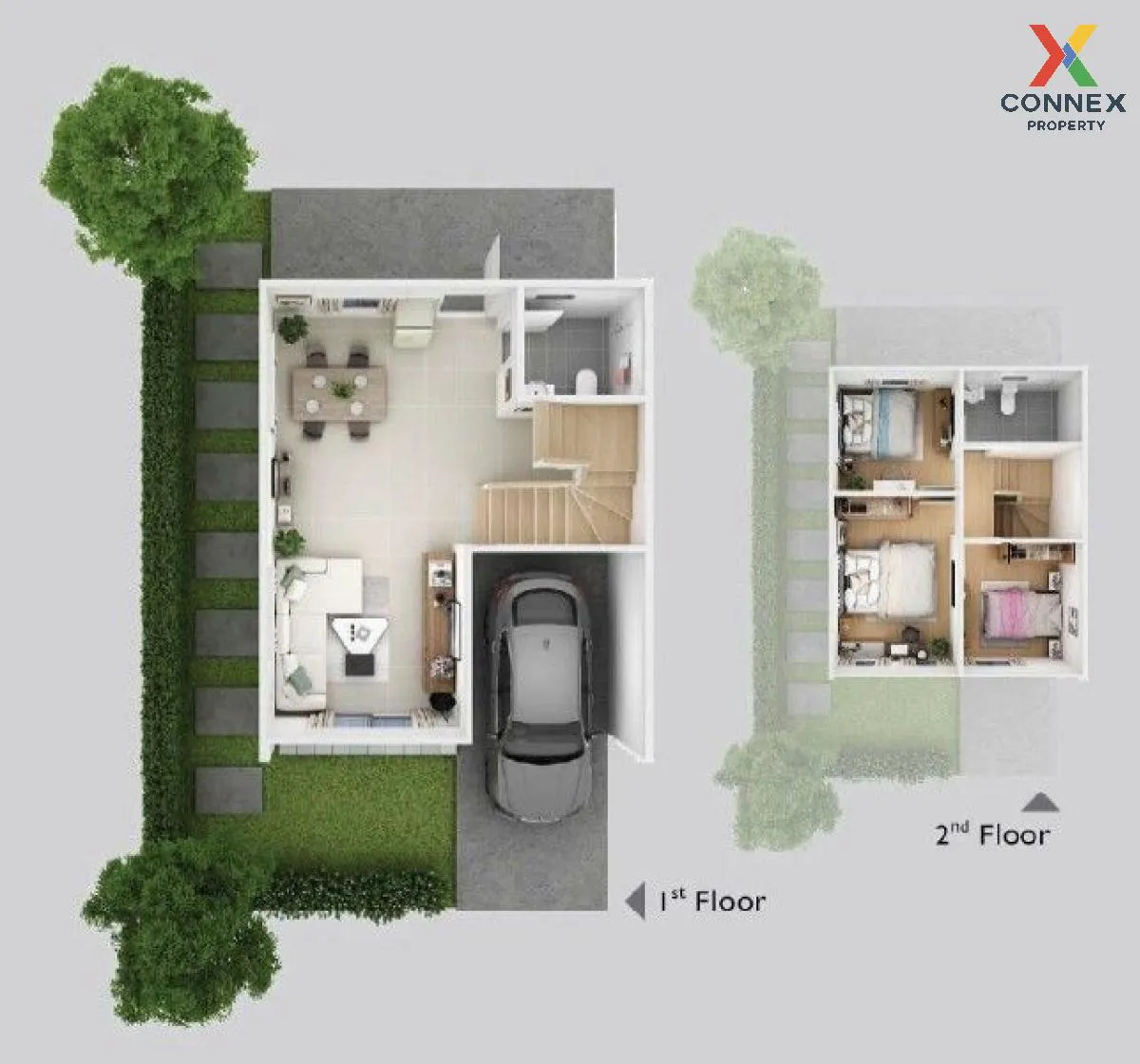 ขายทาวน์เฮ้าส์/ทาวน์โฮม  เดอะ คอนเนค กรุงเทพ - ปทุมธานี บ้านฉาง เ 2