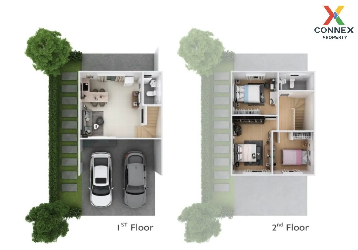 ขายทาวน์เฮ้าส์/ทาวน์โฮม  เดอะ คอนเนค กรุงเทพ - ปทุมธานี 2 บางขะแย 2