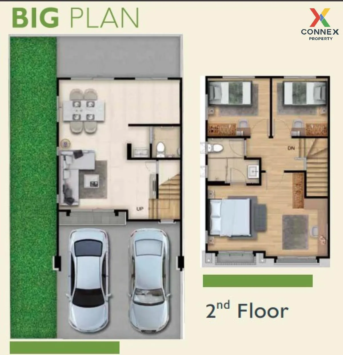 ขายทาวน์เฮ้าส์/ทาวน์โฮม  พฤกษาวิลล์ 112 กรุงเทพกรีฑา-วงแหวนฯ ทับช 2