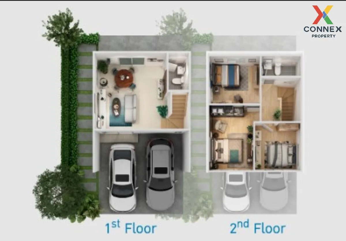 ขายบ้าน  บ้านพฤกษา 153 แอร์พอร์ต - มะลิวัลย์ บ้านเป็ด เมืองขอนแก่ 2