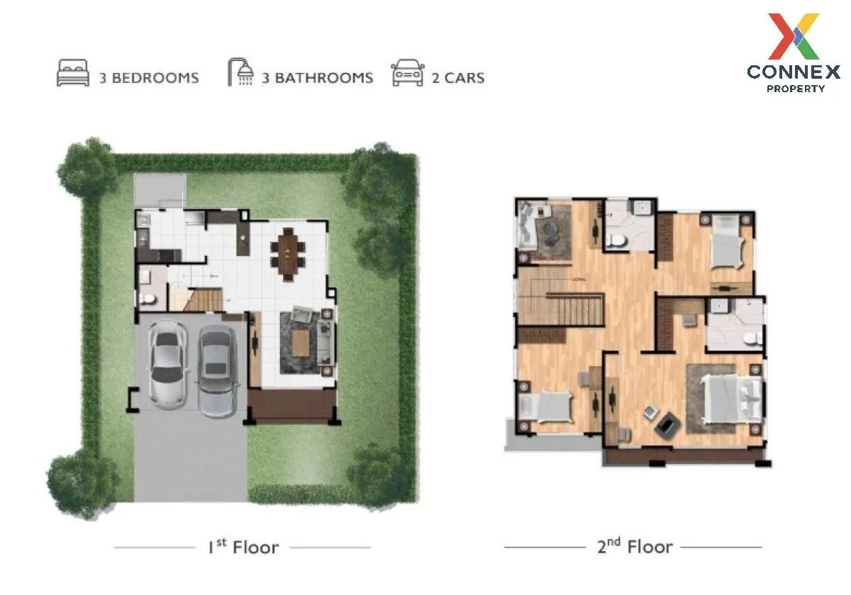 ขายบ้าน  ภัสสร 90 ร่มเกล้า-รามคำแหง มีนบุรี เขต มีนบุรี กรุงเทพ C 2