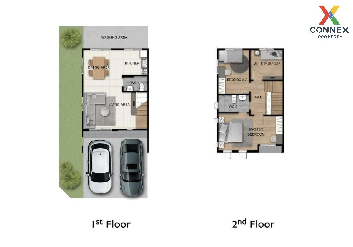 ขายทาวน์เฮ้าส์/ทาวน์โฮม  เดอะแพลนท์ ซิตี้ วงแหวน-ลำลูกกา คลอง 5 B 2
