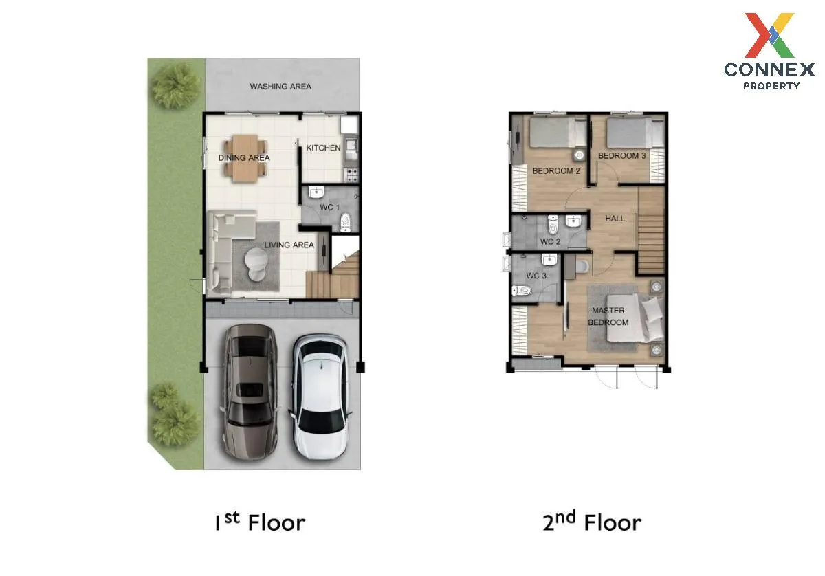 ขายทาวน์เฮ้าส์/ทาวน์โฮม  เดอะแพลนท์ ซิตี้ วงแหวน-ลำลูกกา คลอง 5 B 2