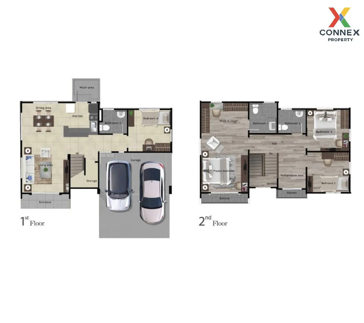 ขายบ้าน  เดอะ แพลนท์ ฉลองกรุง 2 ห้องมุม ลำผักชี เขต หนองจอก กรุงเ 2