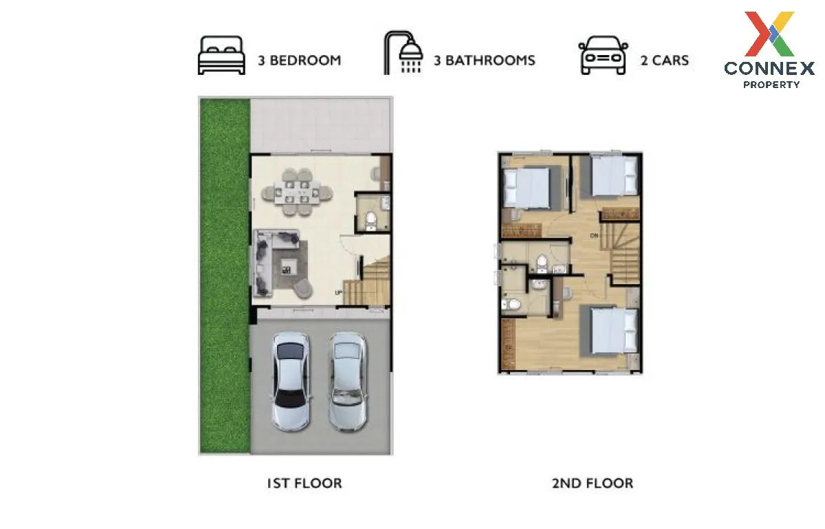 ขายทาวน์เฮ้าส์/ทาวน์โฮม  เดอะ คอนเนค มีนบุรี สเตชั่น - นิมิตรใหม่ 2
