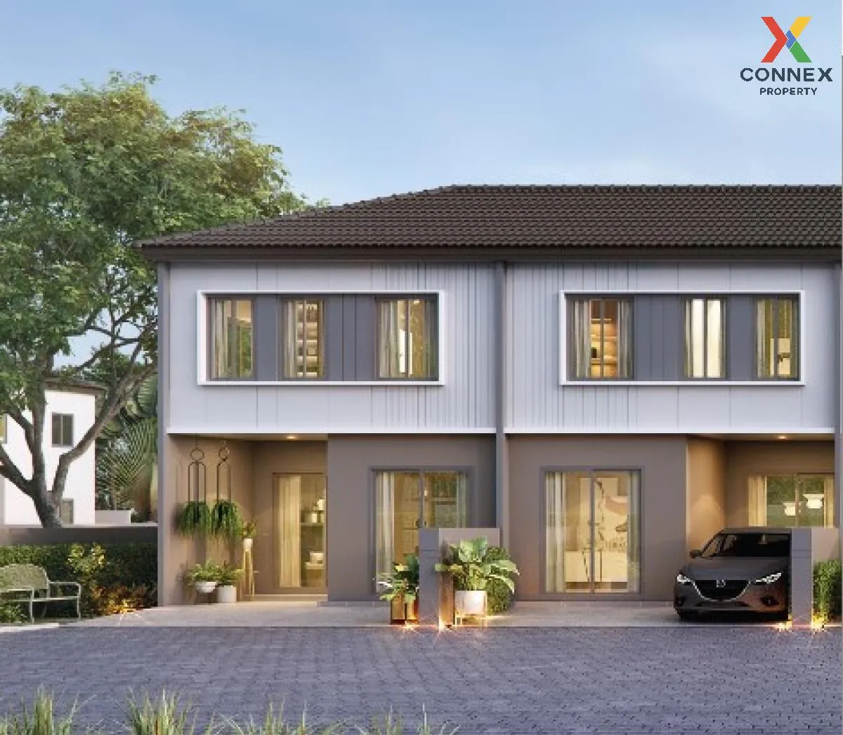 ขายทาวน์เฮ้าส์/ทาวน์โฮม  บ้านพฤกษา สุขุมวิท - บางปู 2 BTS-เคหะฯ บ 1