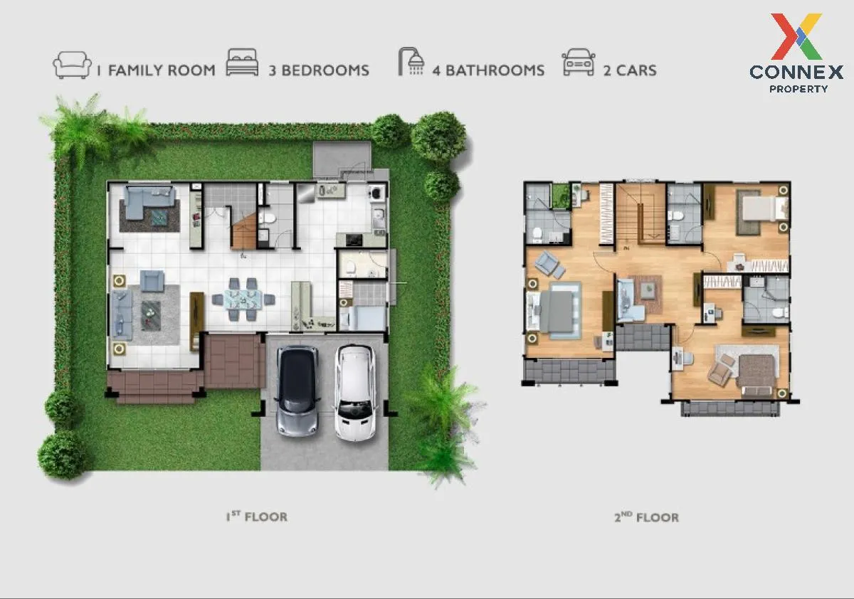 ขายบ้าน  ภัสสร เพรสทีจ ปิ่นเกล้า-เพชรเกษม กระทุ่มล้ม สามพราน นครป 2
